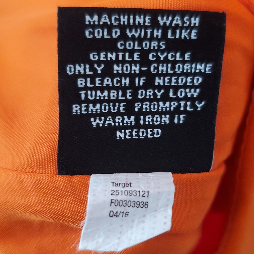 VICTORIA BECKHAM for Target Orange One Shoulder Scallop Dress Size XS NWT - Picture 11 of 12